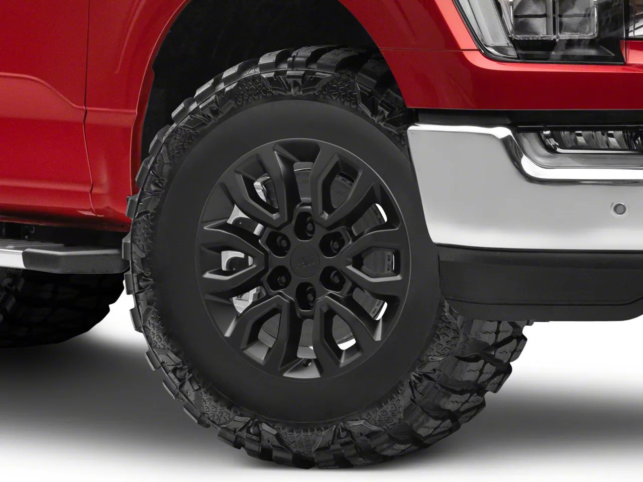 Gen2 Raptor Style Matte Black 6-Lug Wheel; 17x8.5; 34mm Offset (21-26 F-150)