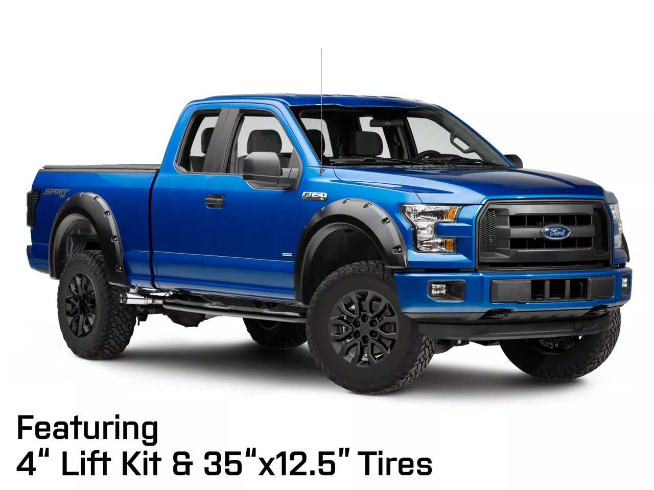 Gen2 Raptor Style Matte Black 6-Lug Wheel; 18x9; 34mm Offset (15-20 F-150)