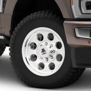 Mammoth 8 Aluminum Polished 8-Lug Wheel; 18x9; -6mm Offset (23-26 F-250 Super Duty)