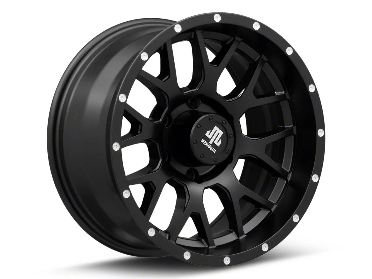 Mammoth Beadlock Mesh Matte Black 6-Lug Wheel; 17x9; -6mm Offset (07-13 Silverado 1500) Mammoth Beadlock Mesh Matte Black 6-Lug Wheel; 17x9; -6mm Offset (07-13 Silverado 1500)