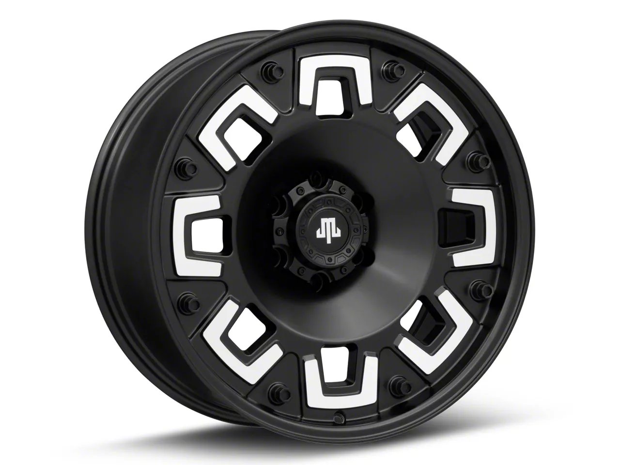 Mammoth Boss Satin Black Machined 6-Lug Wheel; 20x9; -6mm Offset (19-25 RAM 1500)