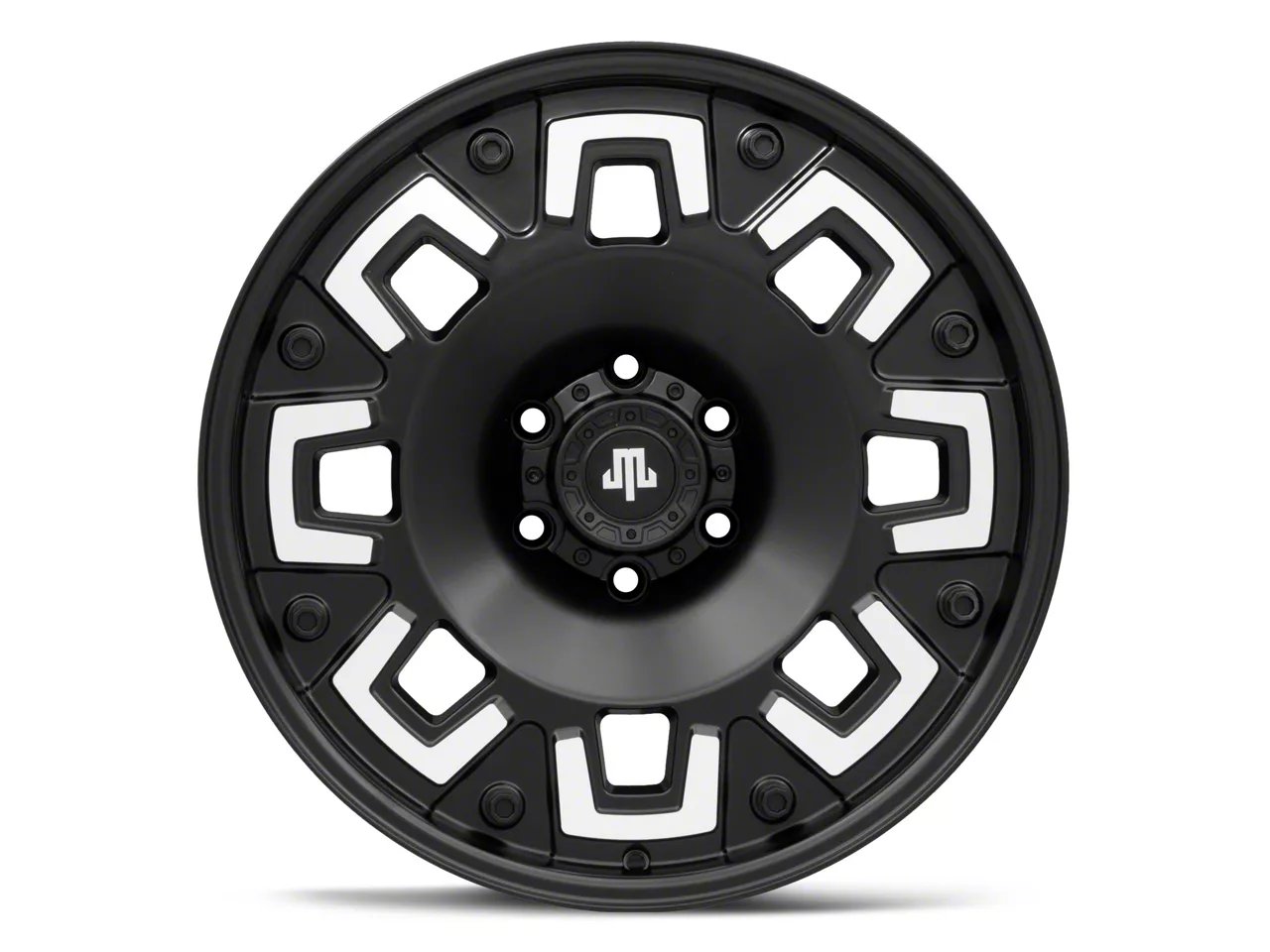 Mammoth Boss Satin Black Machined 6-Lug Wheel; 20x9; -6mm Offset (19-25 RAM 1500)