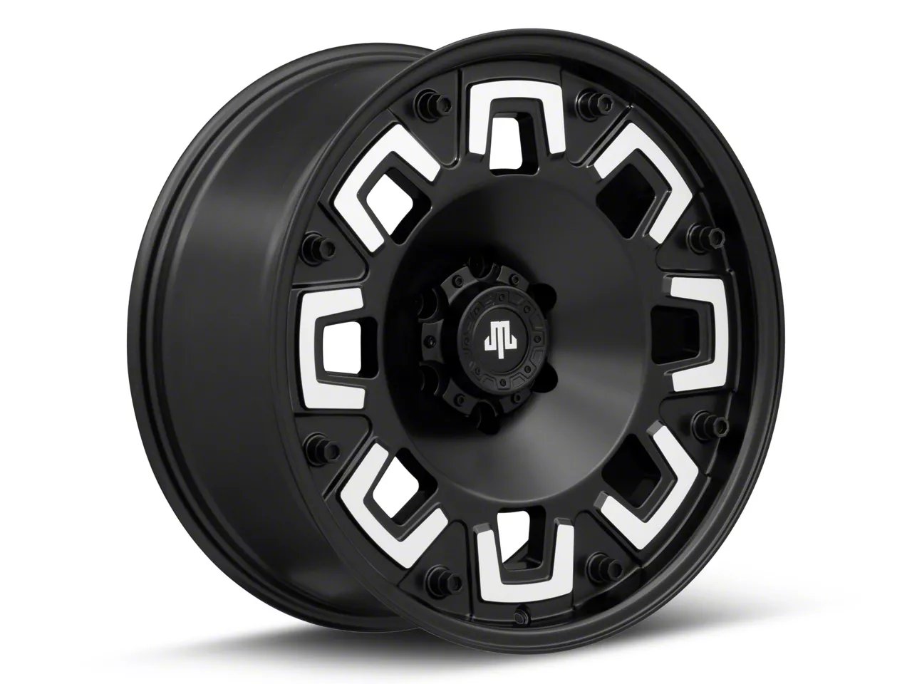 Mammoth Boss Satin Black Machined 6-Lug Wheel; 20x9; -6mm Offset (19-25 RAM 1500)