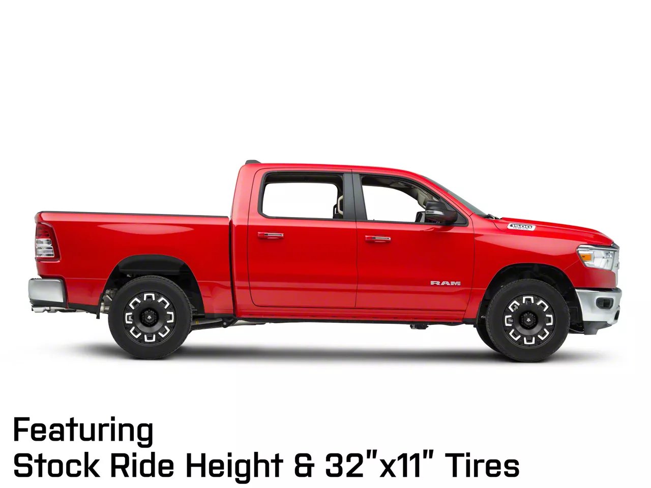 Mammoth Boss Satin Black Machined 6-Lug Wheel; 20x9; -6mm Offset (19-25 RAM 1500)