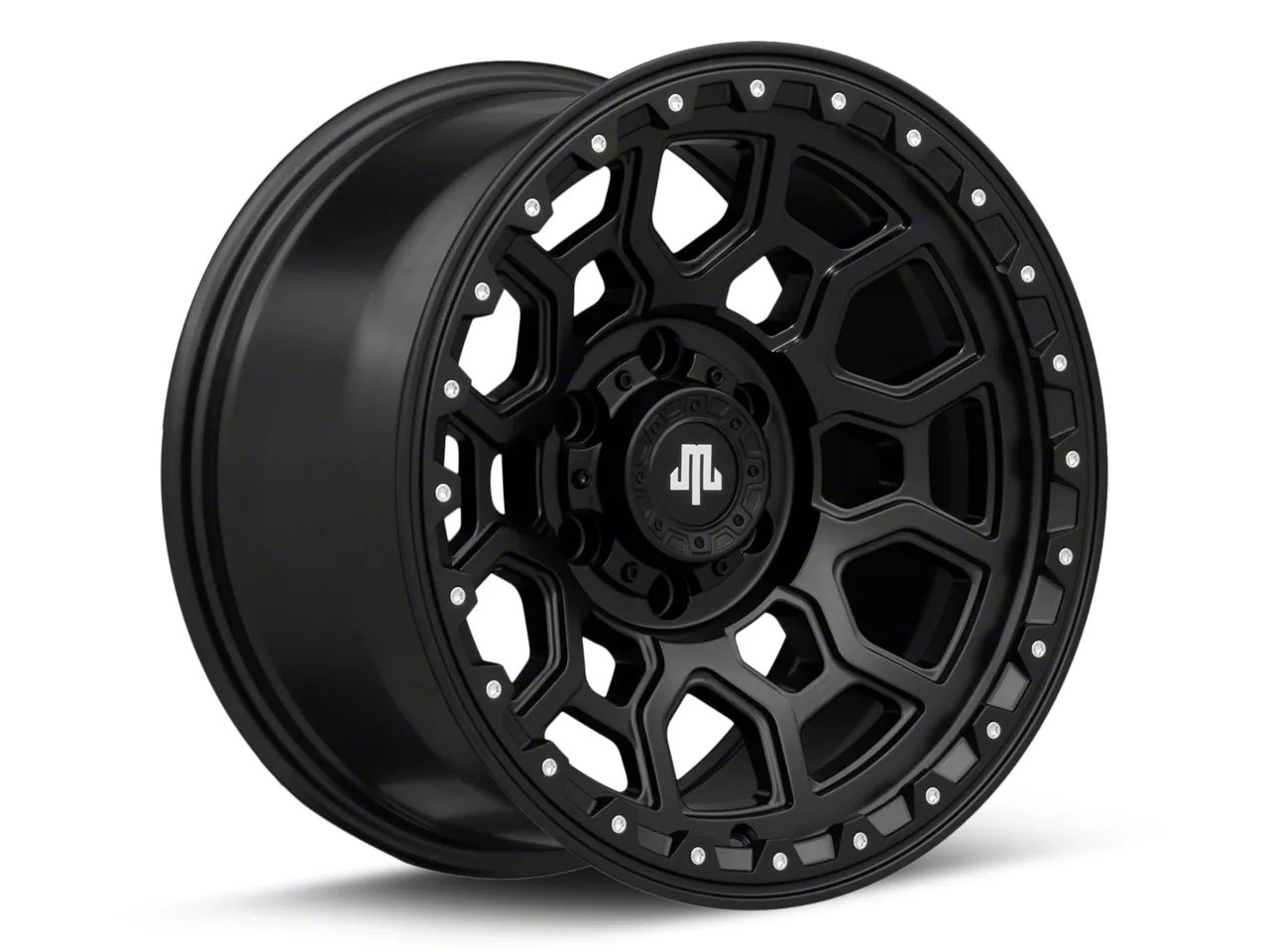 Mammoth Hunter Satin Black 6-Lug Wheel; 17x9; -6mm Offset (15-20 F-150) Mammoth Hunter Satin Black 6-Lug Wheel; 17x9; -6mm Offset (15-20 F-150)