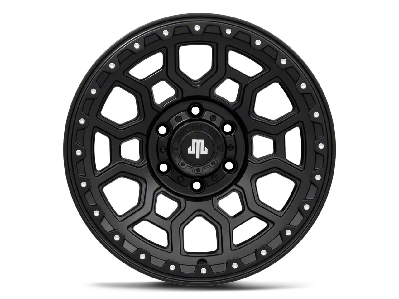 Mammoth Hunter Satin Black 6-Lug Wheel; 17x9; -6mm Offset (15-20 F-150) Mammoth Hunter Satin Black 6-Lug Wheel; 17x9; -6mm Offset (15-20 F-150)