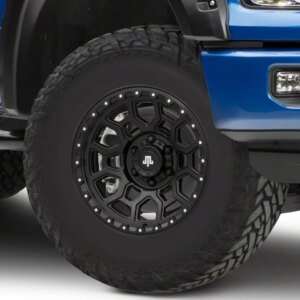 Mammoth Hunter Satin Black 6-Lug Wheel; 17x9; -6mm Offset (15-20 F-150)