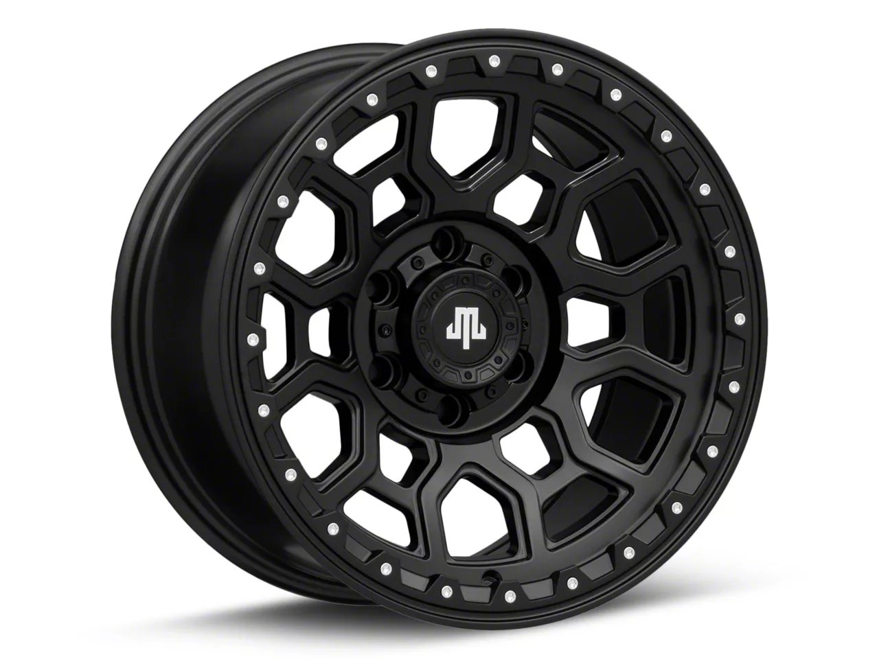 Mammoth Hunter Satin Black 6-Lug Wheel; 17x9; -6mm Offset (15-20 F-150) Mammoth Hunter Satin Black 6-Lug Wheel; 17x9; -6mm Offset (15-20 F-150)
