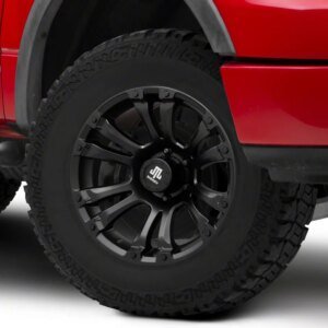 Mammoth Madness Matte Black 6-Lug Wheel; 18x9; -6mm Offset (04-08 F-150)