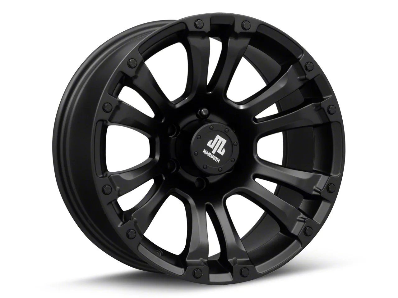 Mammoth Madness Matte Black 6-Lug Wheel; 18x9; -6mm Offset (04-08 F-150) Mammoth Madness Matte Black 6-Lug Wheel; 18x9; -6mm Offset (04-08 F-150)