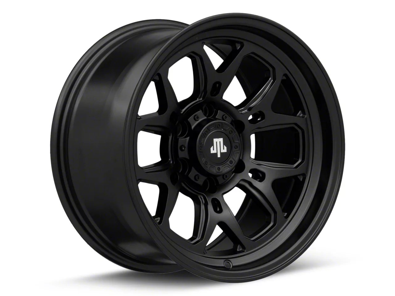 Mammoth Modus Satin Black 6-Lug Wheel; 17x9; -6mm Offset (15-20 F-150) Mammoth Modus Satin Black 6-Lug Wheel; 17x9; -6mm Offset (15-20 F-150)