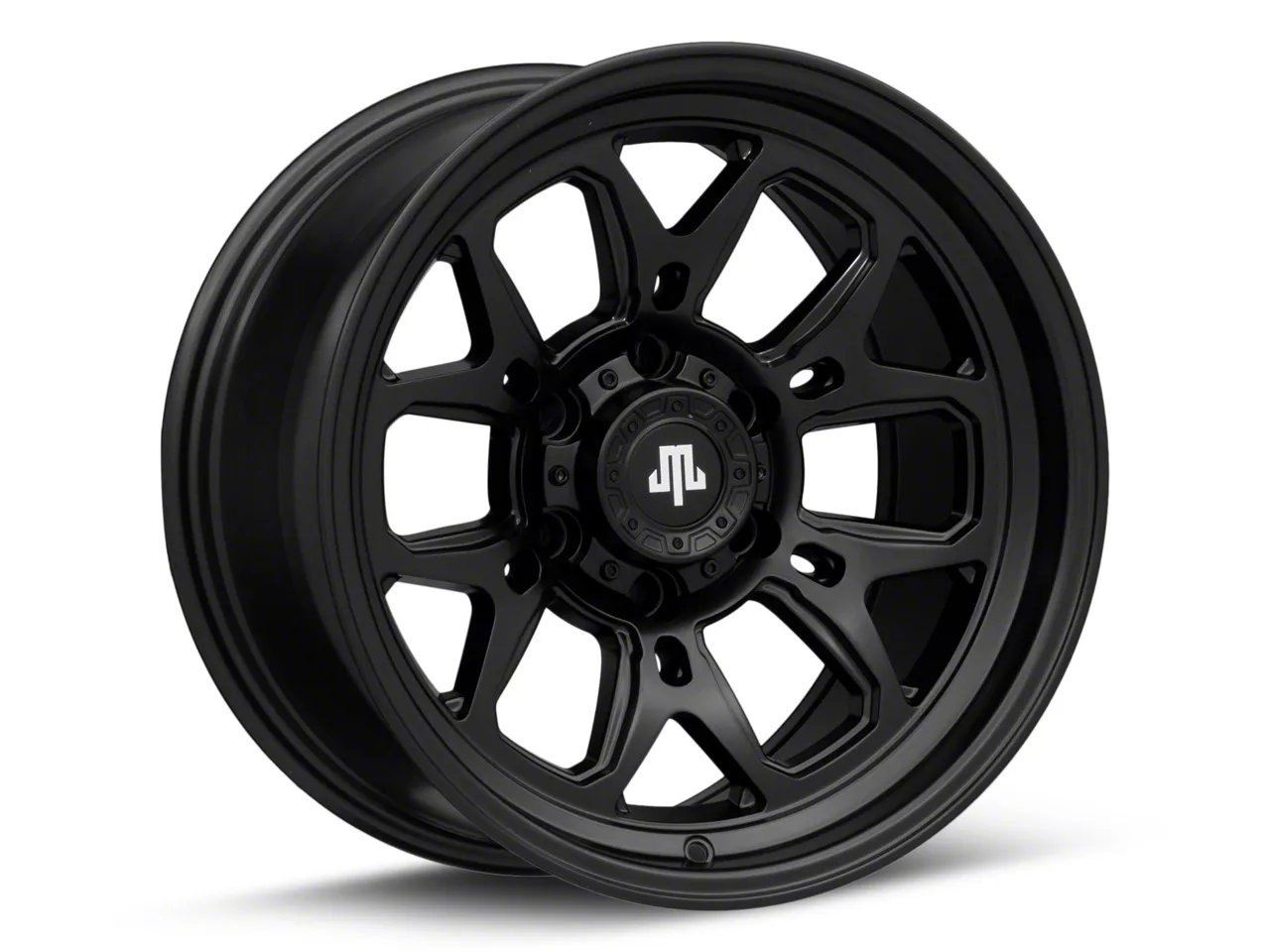 Mammoth Modus Satin Black 6-Lug Wheel; 17x9; -6mm Offset (15-20 F-150) Mammoth Modus Satin Black 6-Lug Wheel; 17x9; -6mm Offset (15-20 F-150)