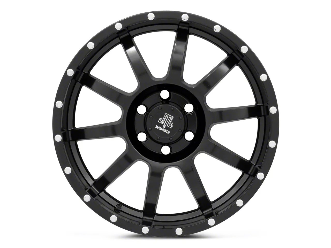 Mammoth SP12 6-Lug Wheel Satin Black; 20x9; -6mm Offset (09-14 F-150)