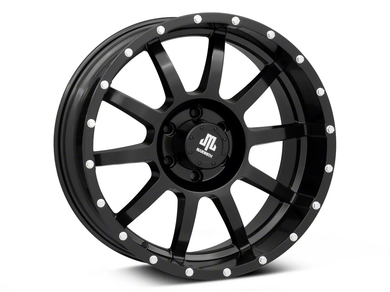 Mammoth SP12 6-Lug Wheel Satin Black; 20x9; -6mm Offset (09-14 F-150)