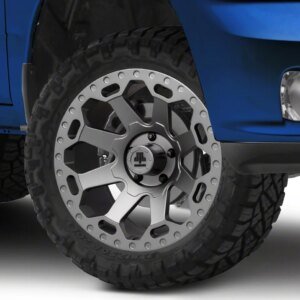 Mammoth Synister Charcoal 5-Lug Wheel; 20x9; -6mm Offset (09-18 RAM 1500)