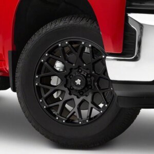 Mammoth Vex Satin Black Machined 6-Lug Wheel; 20x9; -6mm Offset (19-26 Silverado 1500)
