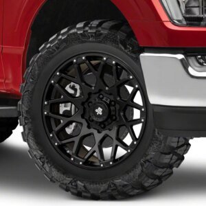 Mammoth Vex Satin Black Machined 6-Lug Wheel; 20x9; -6mm Offset (21-26 F-150)