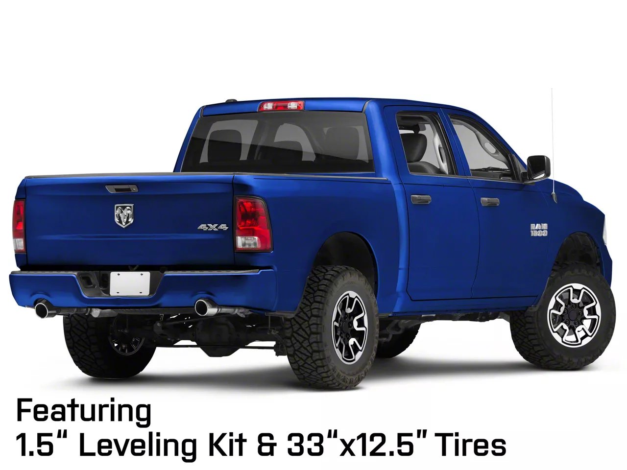 Rebel Style Gloss Black Machined 5-Lug Wheel; 17x8; 18mm Offset (09-18 RAM 1500)