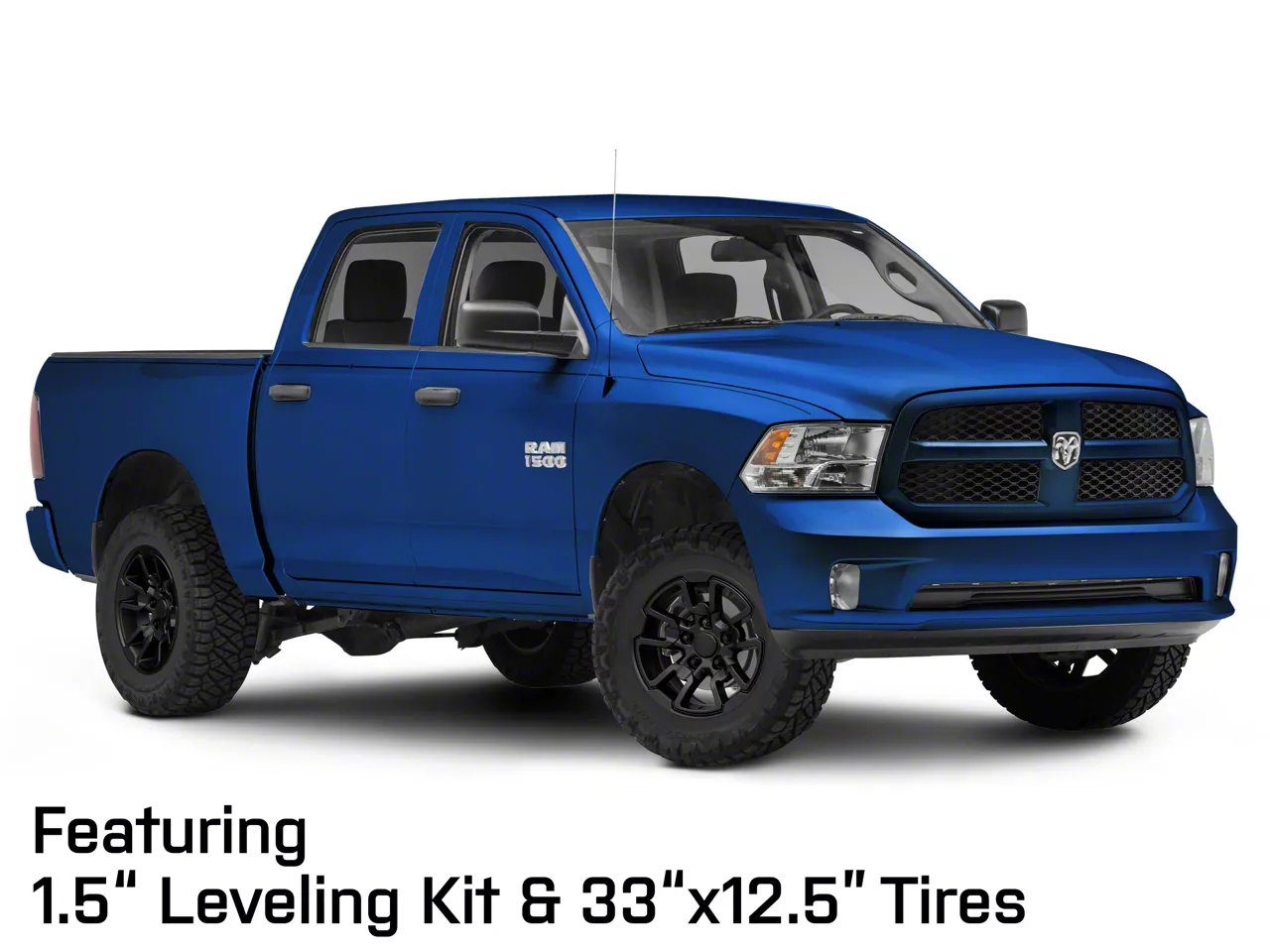 Rebel Style Satin Black 5-Lug Wheel; 17x8; 18mm Offset (09-18 RAM 1500)