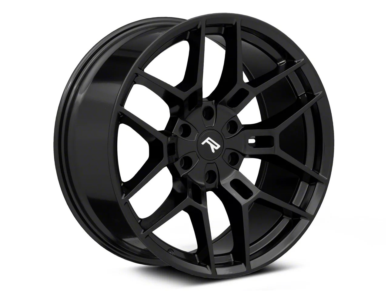 Rovos Wheels Ceres Satin Black 6-Lug Wheel; 20x9; 12mm Offset (21-26 F-150)