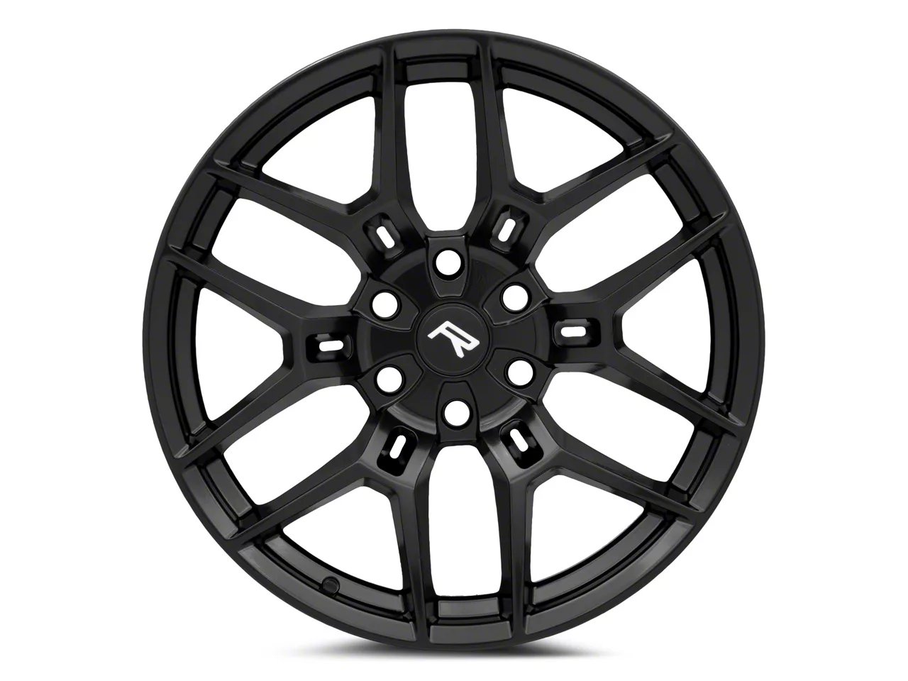 Rovos Wheels Ceres Satin Black 6-Lug Wheel; 20x9; 12mm Offset (21-26 F-150)