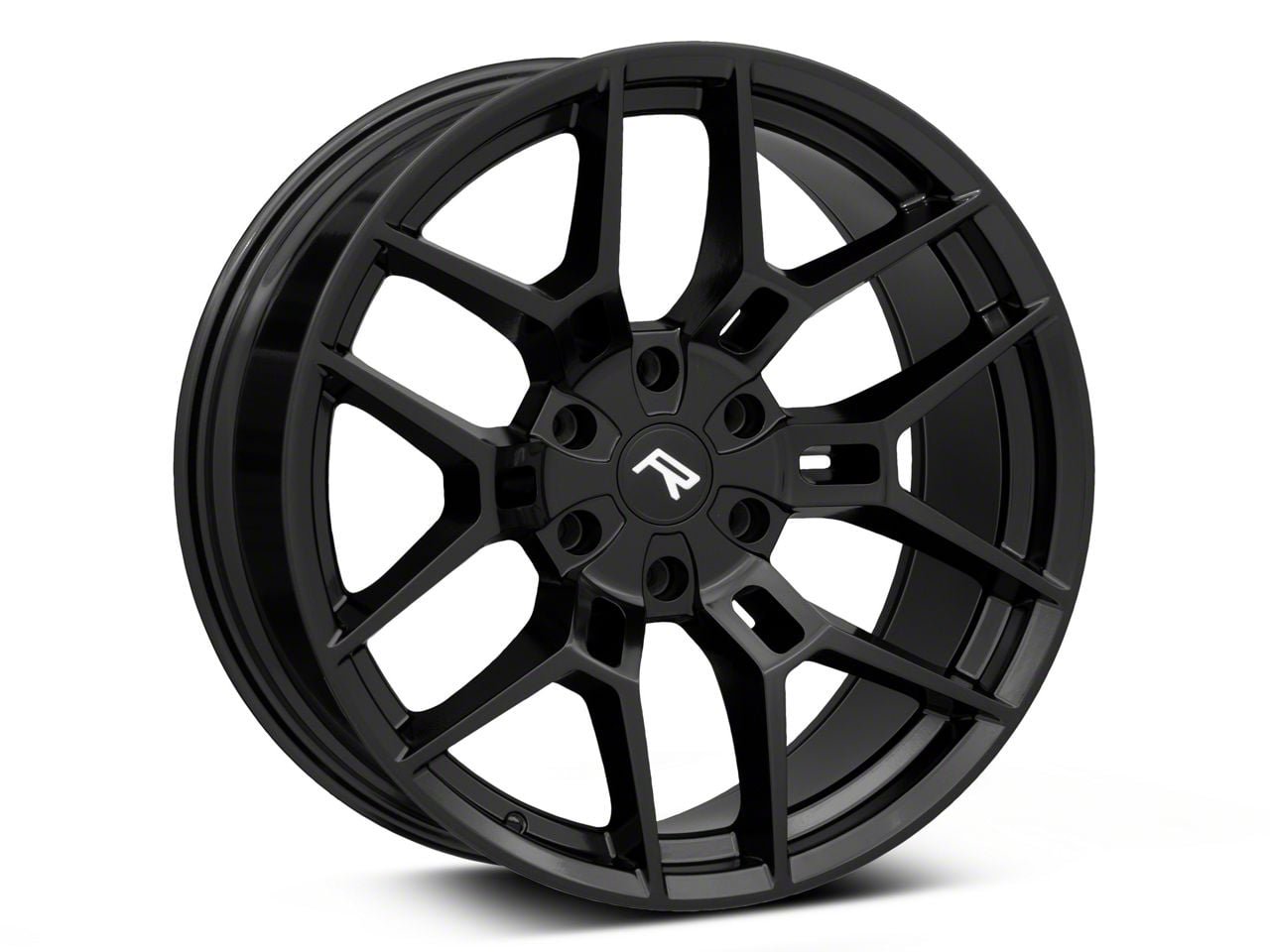 Rovos Wheels Ceres Satin Black 6-Lug Wheel; 20x9; 12mm Offset (21-26 F-150)