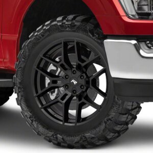 Rovos Wheels Ceres Satin Black 6-Lug Wheel; 22x9.5; 12mm Offset (21-26 F-150) Rovos Wheels Ceres Satin Black 6-Lug Wheel; 22x9.5; 12mm Offset (21-26 F-150)