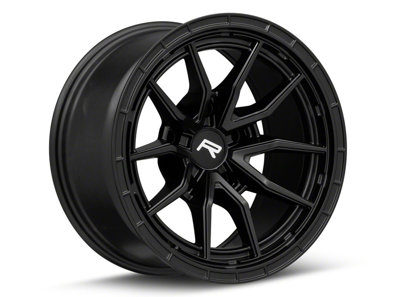Rovos Wheels Sahara Satin Black 5-Lug Wheel; 17x9; -6mm Offset (09-18 RAM 1500)